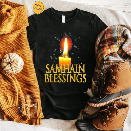 Samhain T-Shirt Halloween Witches New Year Blessings TShirt