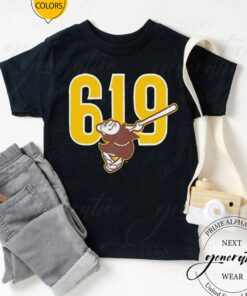 San Diego padres brown 619 beisbol shirt