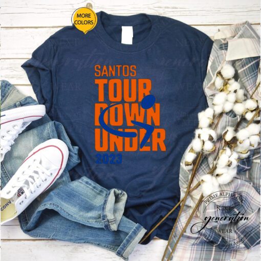 Santos Down Under 2023 New Tour tshirt