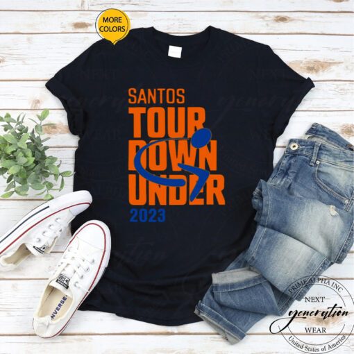 Santos Down Under 2023 New Tour tshirts