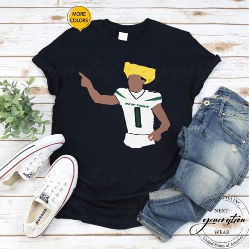 Sauce Gardner T-Shirt Cheese Head Jets Football Sports Tee Shirt