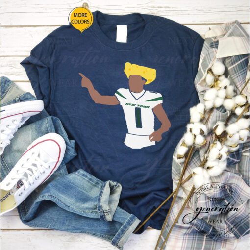 Sauce Gardner T-Shirt Cheese Head Jets Football Sports Tee Shirts