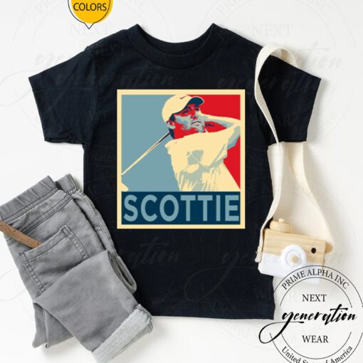 Scottie Scheffler Golfer Golf Hope Fan T Shirt