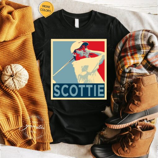 Scottie Scheffler Golfer Golf Hope Fan T Shirts