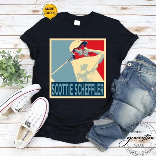 Scottie Scheffler Golfer Golf Sports Hope Fan T Shirt