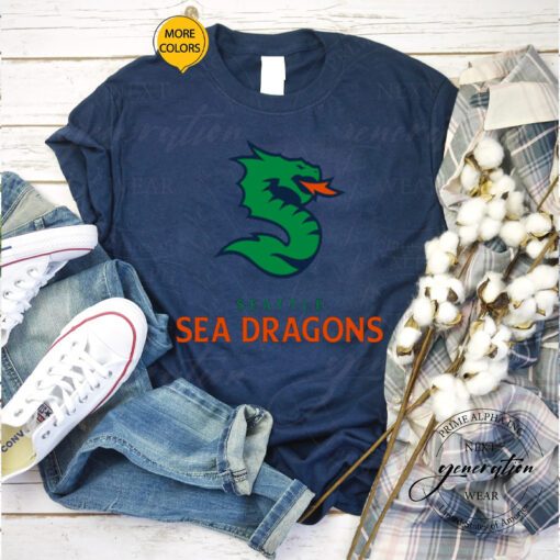 Seattle Sea Dragons Xfl Football Team TShirt