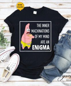 SpongeBob Meme T-Shirt Patrick Star Enigma Funny Trendy Tee Shirt