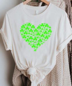 St Patrick’s Day Shamrock Heart Cute Irish tshirts