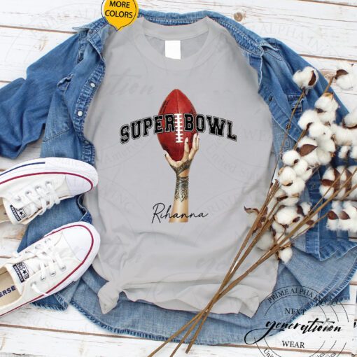 Super Bowl 2023 Halftime Rihanna Badgalriri Game Day TShirt