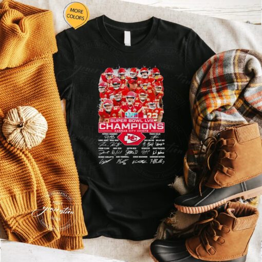 Super Bowl LVII Kansas City Chiefs 2023 Final Champions Signatures tshirt