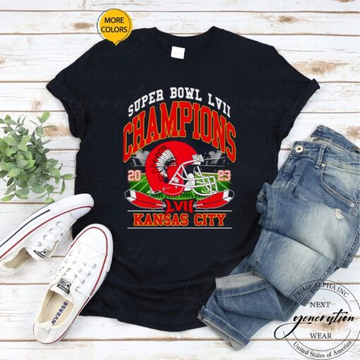 Super bowl LVII champions kansas city chiefs 2023 tshirts