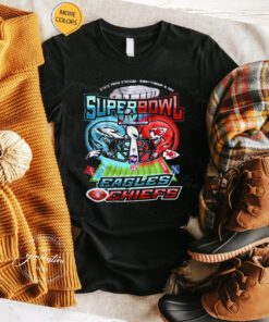 Superbowl 57 LVII Philadelphia Eagles Vs. Kansas City Chiefs 2023 TShirt