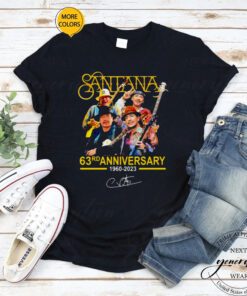 Thank You For The Memories Santana 63rd Anniversary 1960-2023 shirt