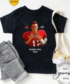 Thank You Tom, Tom Brady Tampa Bay Buccaneers 2023 tshirts