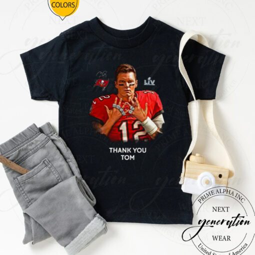 Thank You Tom, Tom Brady Tampa Bay Buccaneers 2023 tshirts