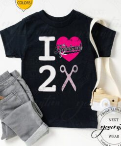 The Acclaimed I heart to scissor tshirts