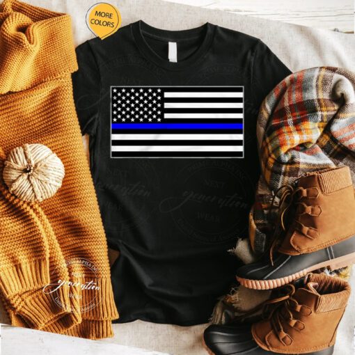 Thin Blue Line Police Flag Shirts