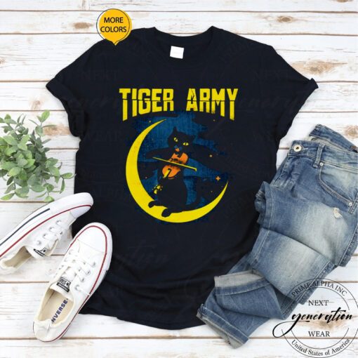 Tiger Army Where The Moss Slowly Grows tshirts