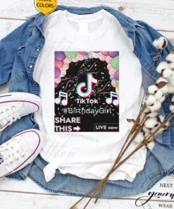 Tiktok Birthday T-Shirt Trendy Cool Style Tee Shirt