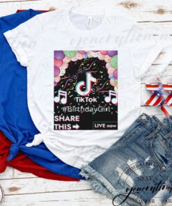 Tiktok Birthday T-Shirt Trendy Cool Style Tee Shirts