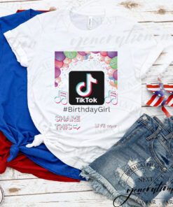 Tiktok Birthday T-Shirt Trendy Party Cool Style TShirt