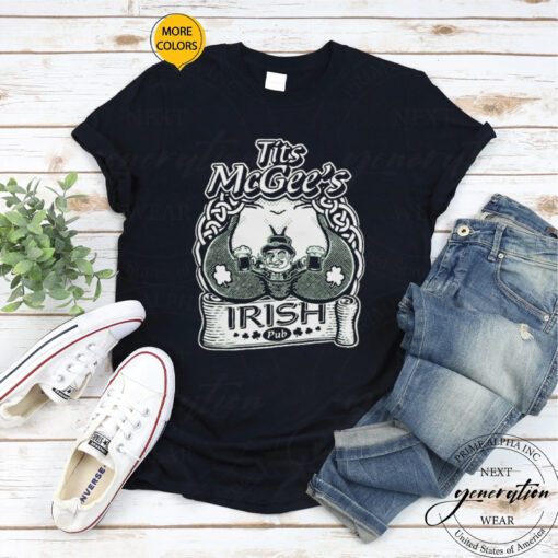 Tits mcgee irish pub tshirts