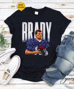 Tom Brady New England Statistics Bold Football TShirts