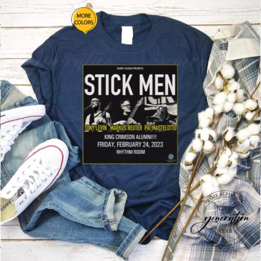 Tony Levin Stick Men T Shirt 2023 New Tour tshirt