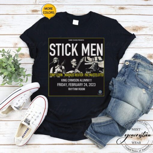 Tony Levin Stick Men T Shirt 2023 New Tour tshirts