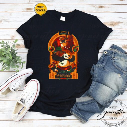 Traditional Design Kung Fu Panda tshirts