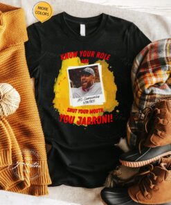 Travis Kelce AFC Championship 2023 Shirt Know Your Role And Shut Your Mouth You shirts