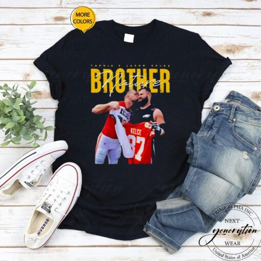 Travis X Jason Kelce Brother Nation 2023 tshirts