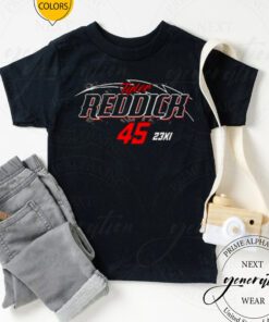 Tyler Reddick 23XI Racing Black 2023 #45 Lifestyle TShirt