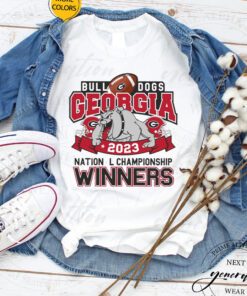 UGA 2023 National Championship Shirt Winners Georgia Bulldogs Shirt