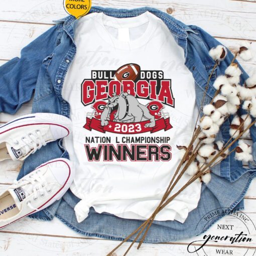 UGA 2023 National Championship Shirt Winners Georgia Bulldogs Shirt