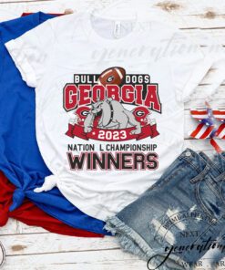 UGA 2023 National Championship Shirt Winners Georgia Bulldogs Shirts