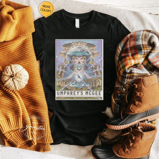 Umphrey’s mcgee Michigan 2023 glc live at 20 monroe january 27th grand rapids mI poster shirts