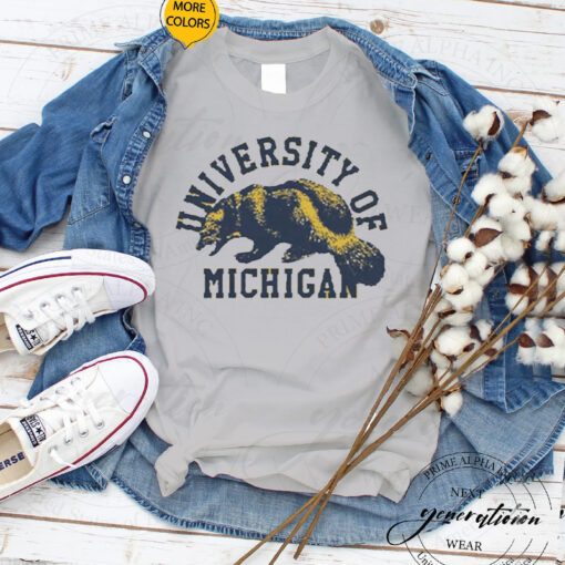 University of Michigan wolverines shirts