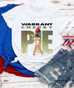 Warrant T-Shirt Warrant Cherry Pie 2 Album Trendy TeeShirt