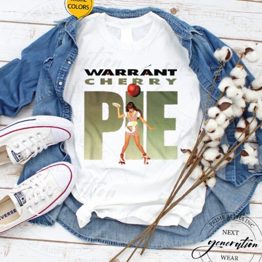 Warrant T-Shirt Warrant Cherry Pie 2 Album Trendy TeeShirts