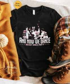 Washington Dugout Dance Party and now we dance tshirt