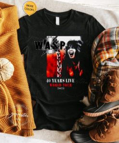 Wasp Live 2023 New Tour tshirt