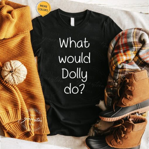 What Would Dolly Do T-Shirt Funny Idea Trendy Meme Tee Shirts