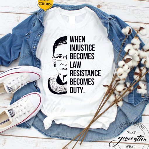 When Injustice Becomes Law Shirt