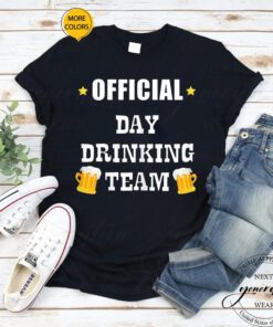 Womens Beer T-Shirt Official Day Drinking Team Beer Liquor TShirts