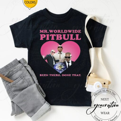 Worldwide Tour T-Shirt Mr Pitbull Worldwide Been There Done TShirts