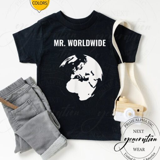 Worldwide Tour T-Shirt Mr. Worldwide Funny World Traveler Shirt