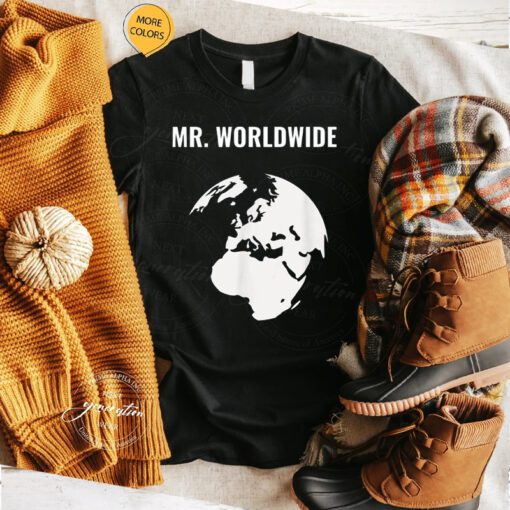 Worldwide Tour T-Shirt Mr. Worldwide Funny World Traveler Shirts