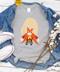 Yosemite Sam T-Shirt Kids Looney Tunes Angry Portrait Tee Shirts