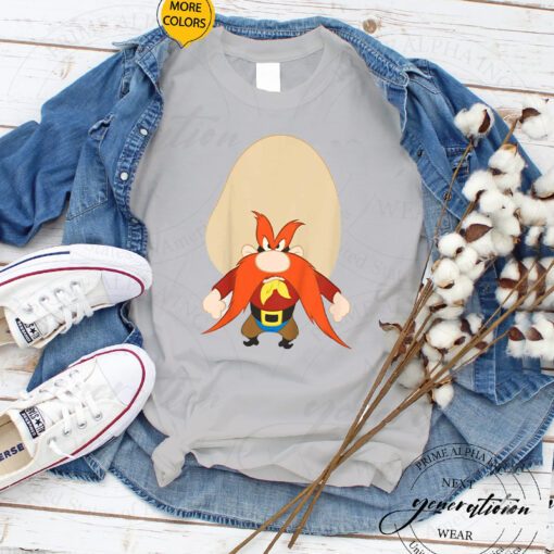 Yosemite Sam T-Shirt Kids Looney Tunes Angry Portrait Tee Shirts